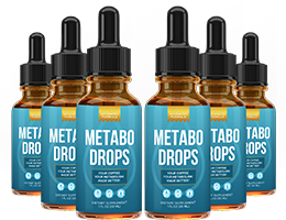 Six bottles of Metabo Drops